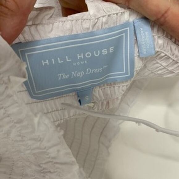 Hill House Home Athena Nap Dress Sheer White Swiss Dot Womens New Small - Picture 12 of 16